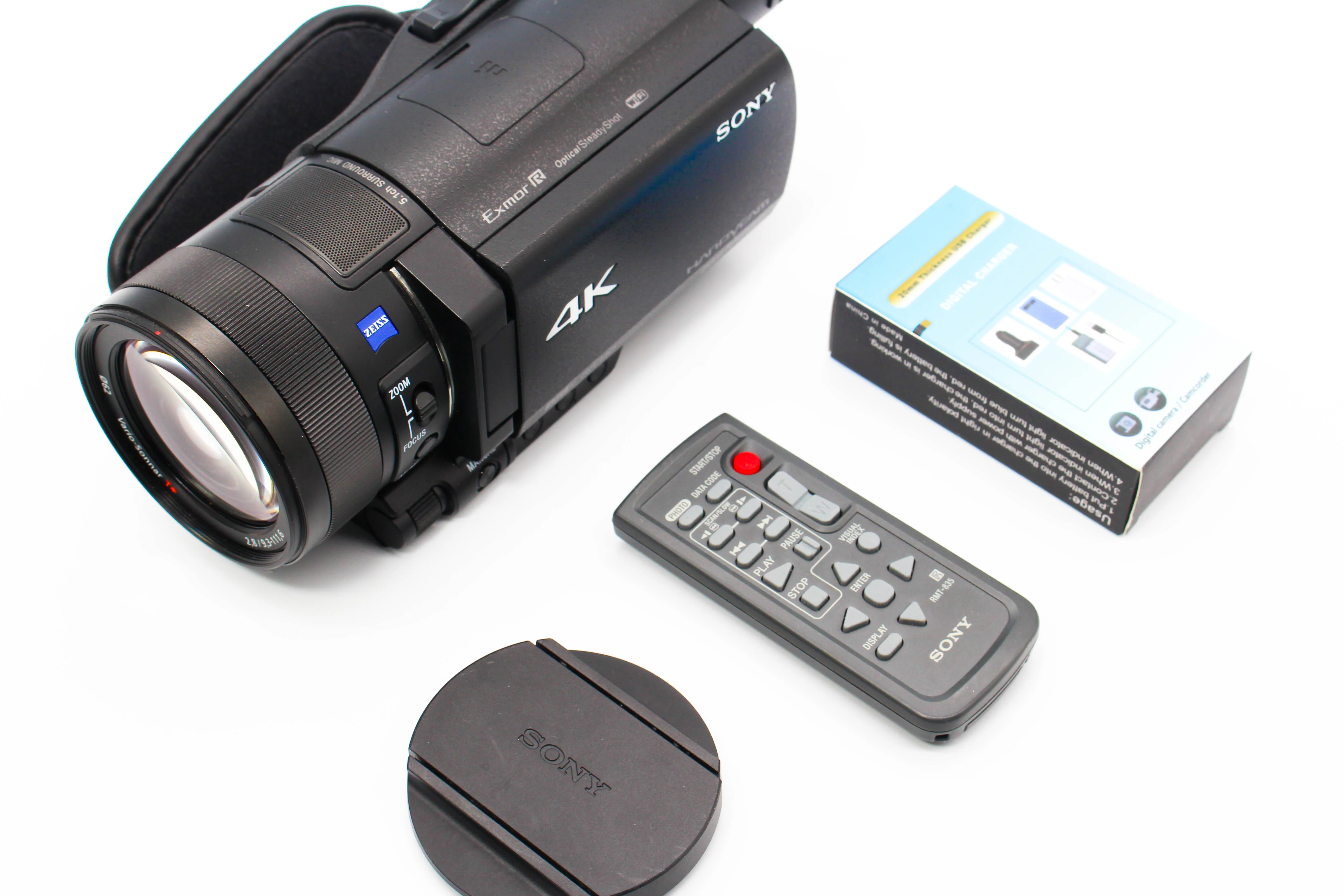 Sony FDR-AX100E 4K HD Digital Video Camera Camcorder - Tested Excellent - Image 2