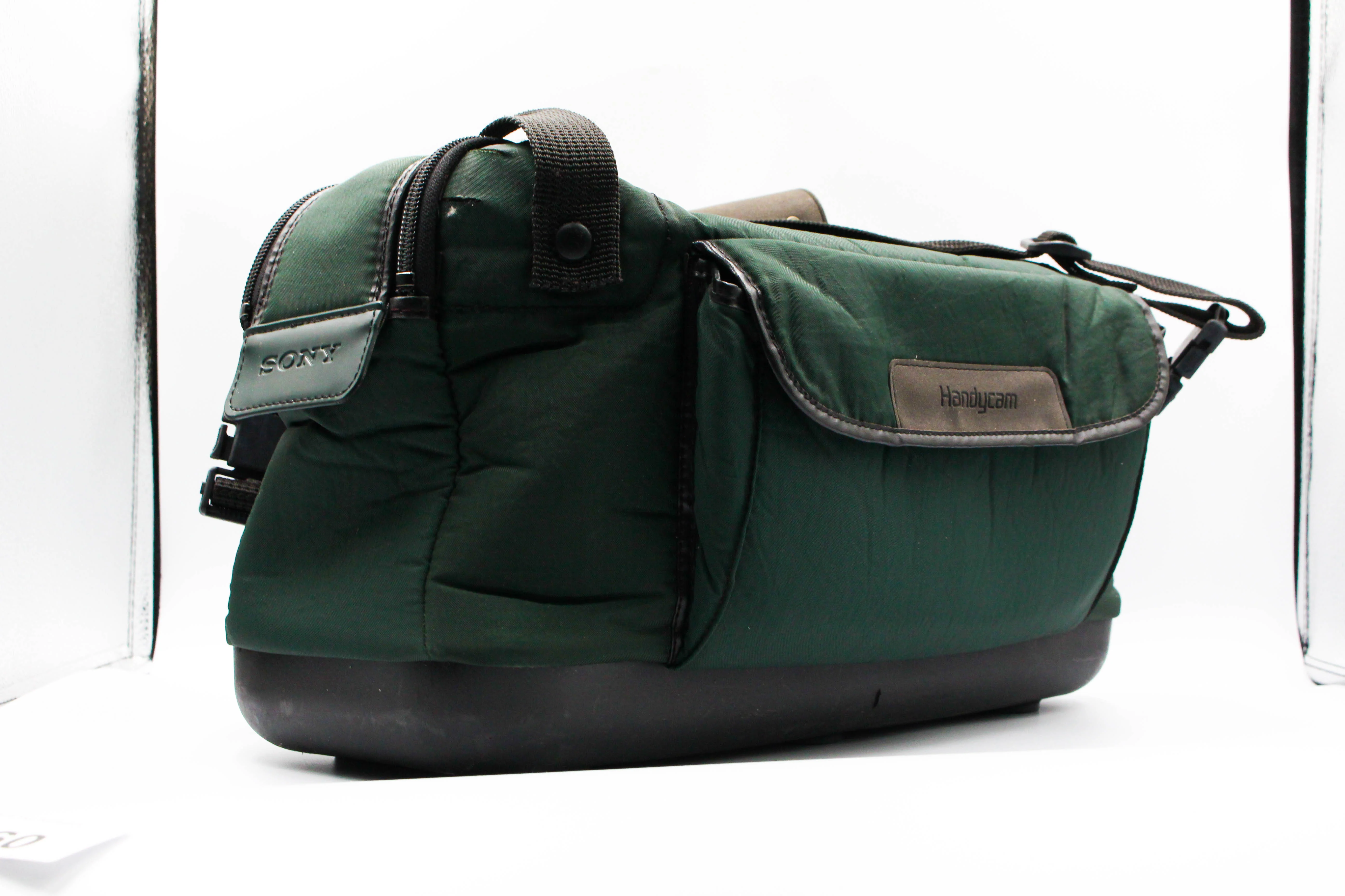 Sony Handycam Green Camcorder Camera Carry Bag Case - Very Rare Excellent - Image 3