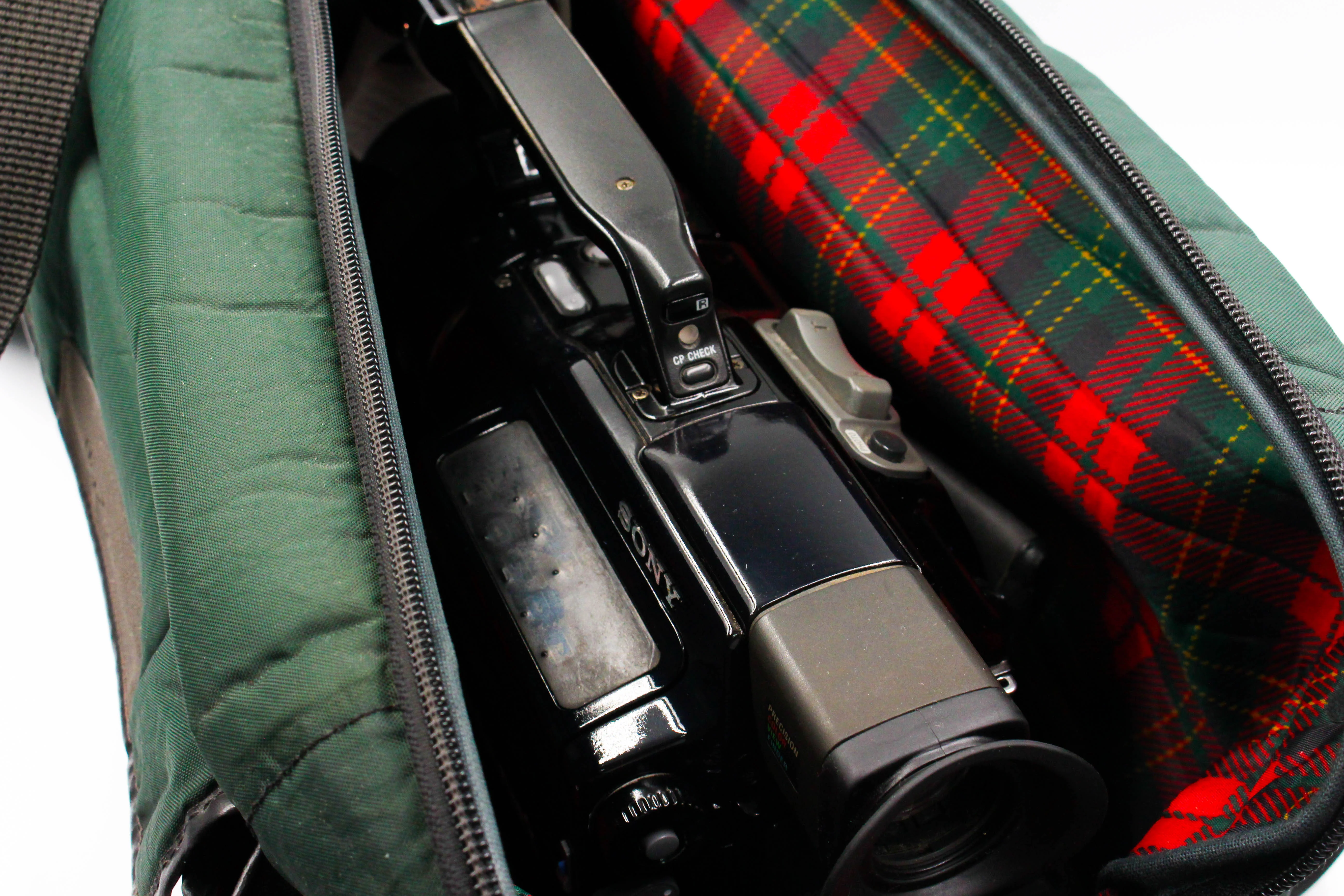 Sony Handycam Green Camcorder Camera Carry Bag Case - Very Rare Excellent - Image 6