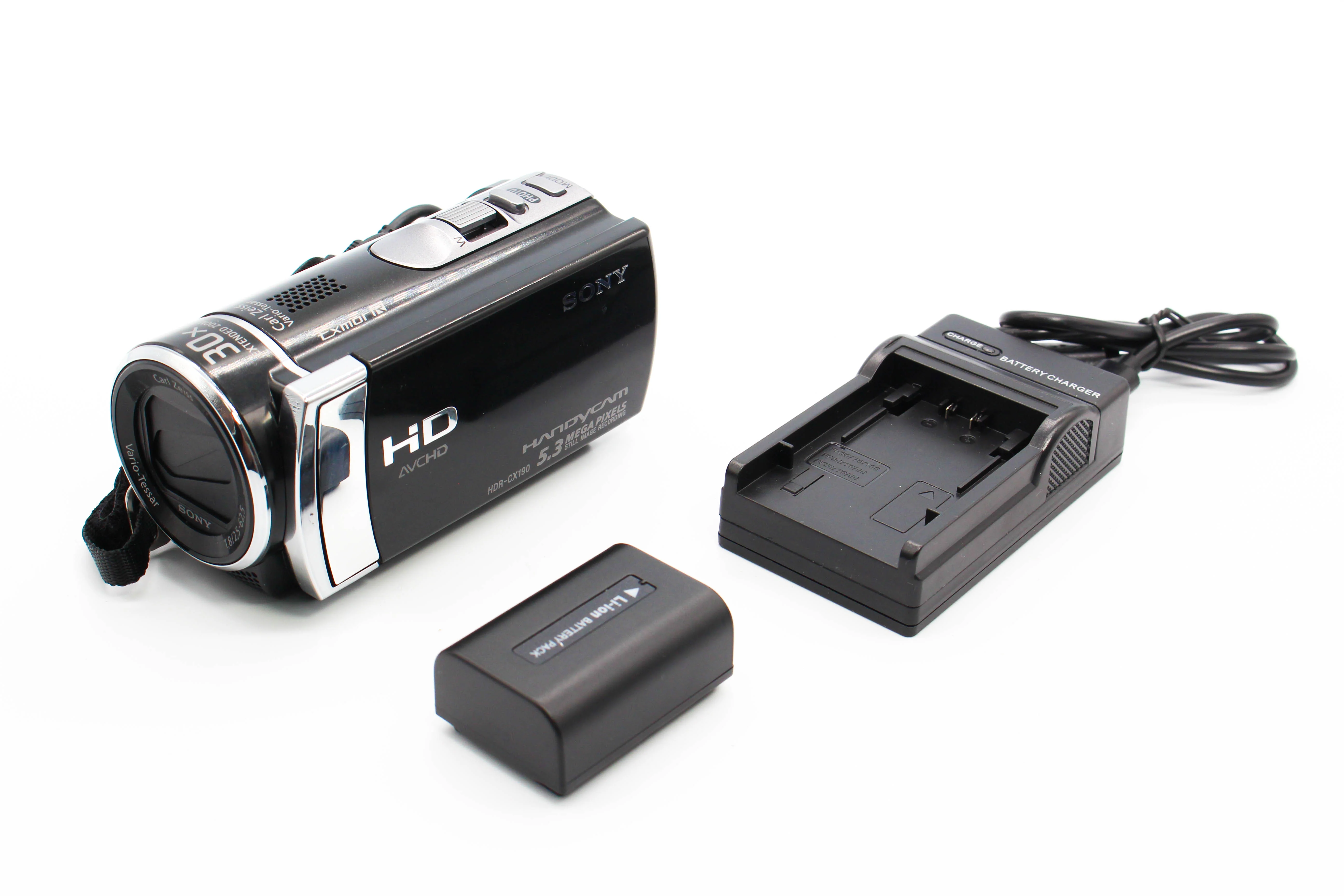 Sony HDR-CX190E HD SD Card Digital Video Handycam Camcorder Camera - Tested Bundle Excellent - Image 2