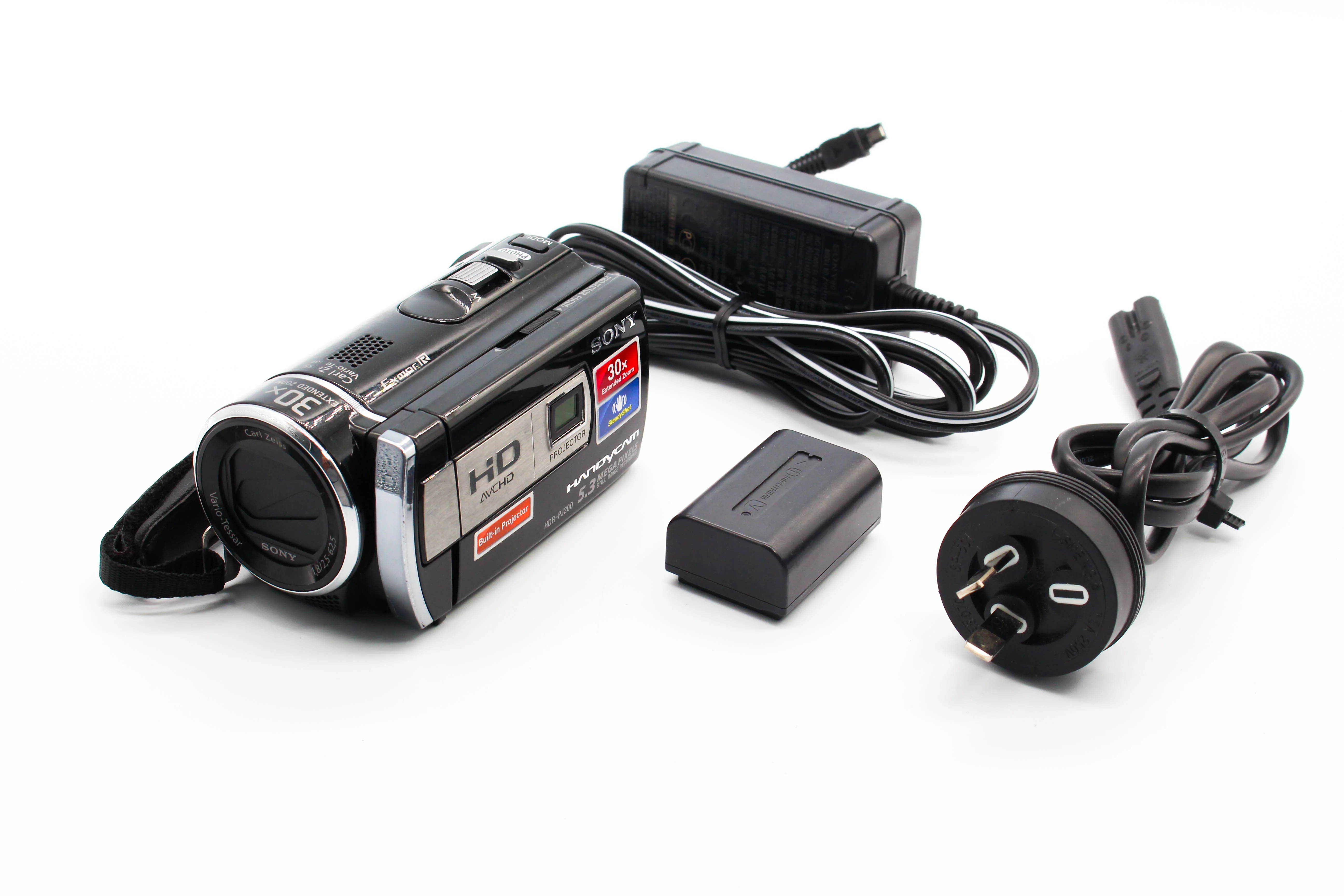 Sony HDR-PJ200E SD Card HD Digital Video Handycam Camcorder Camera - Tested Bundle - Image 2