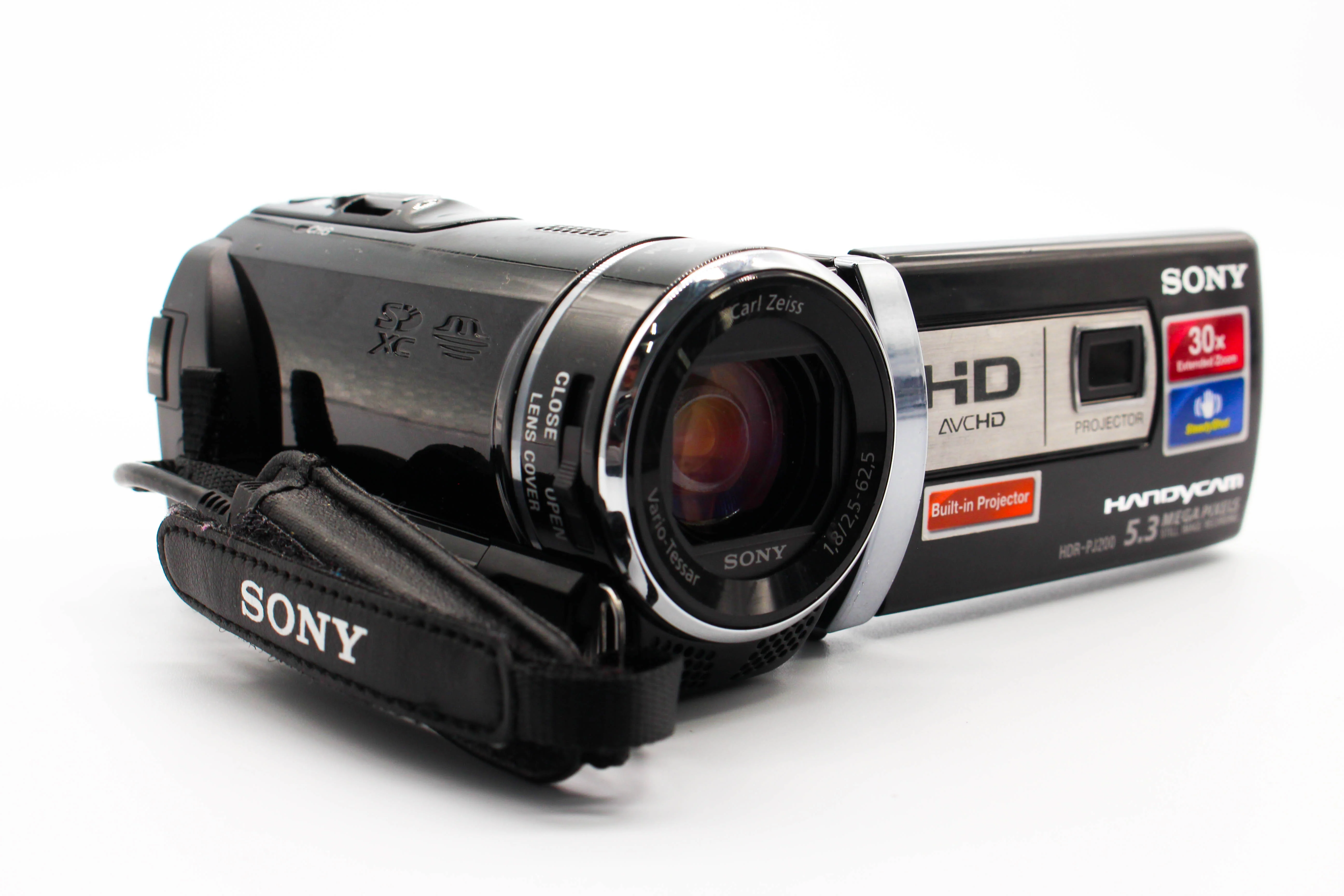 Sony HDR-PJ200E SD Card HD Digital Video Handycam Camcorder Camera - Tested Bundle - Image 3