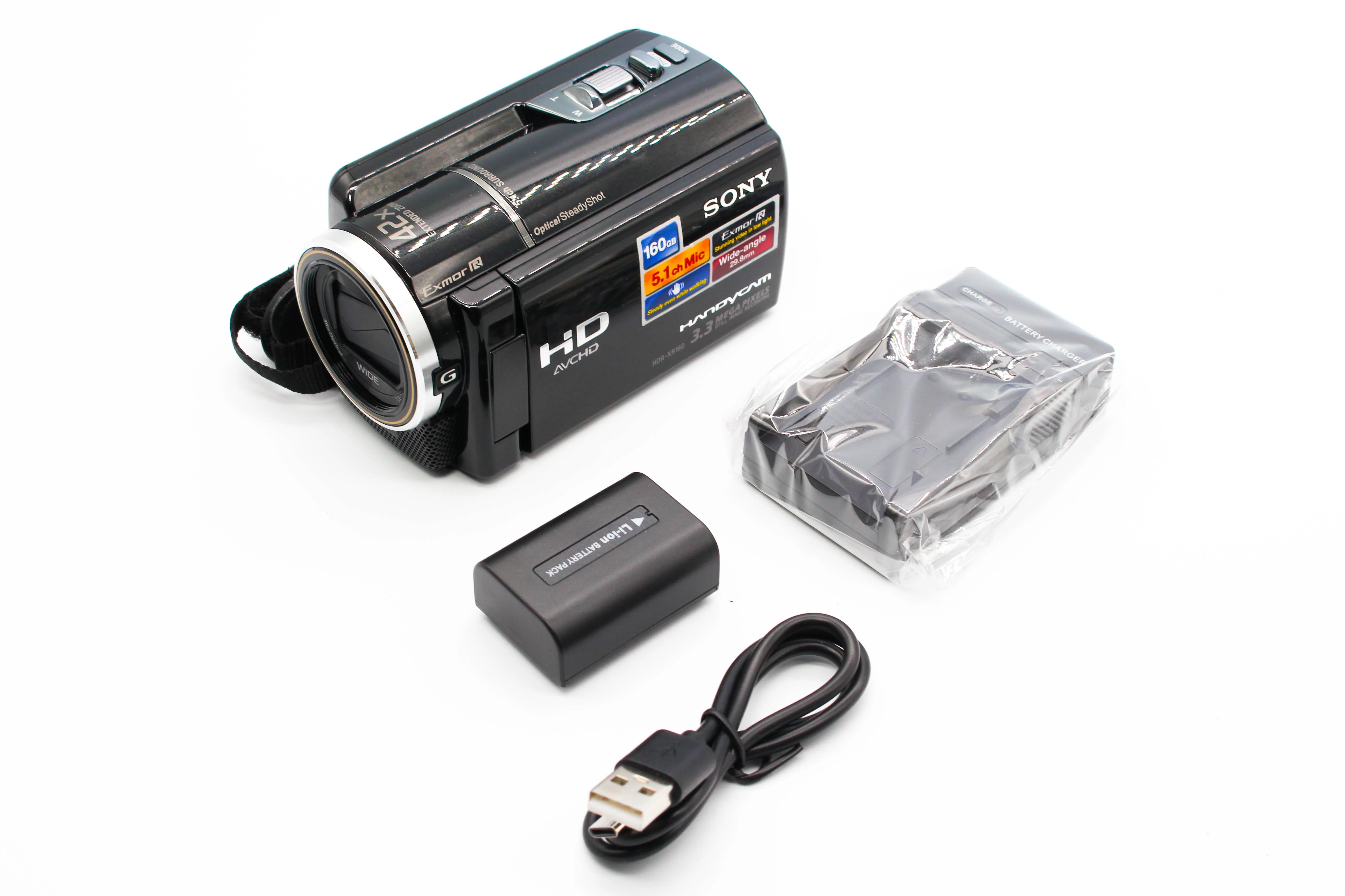 Sony HDR-XR160E HDD HD Digital Video Handycam Camcorder Camera - Tested Bundle Excellent - Image 2