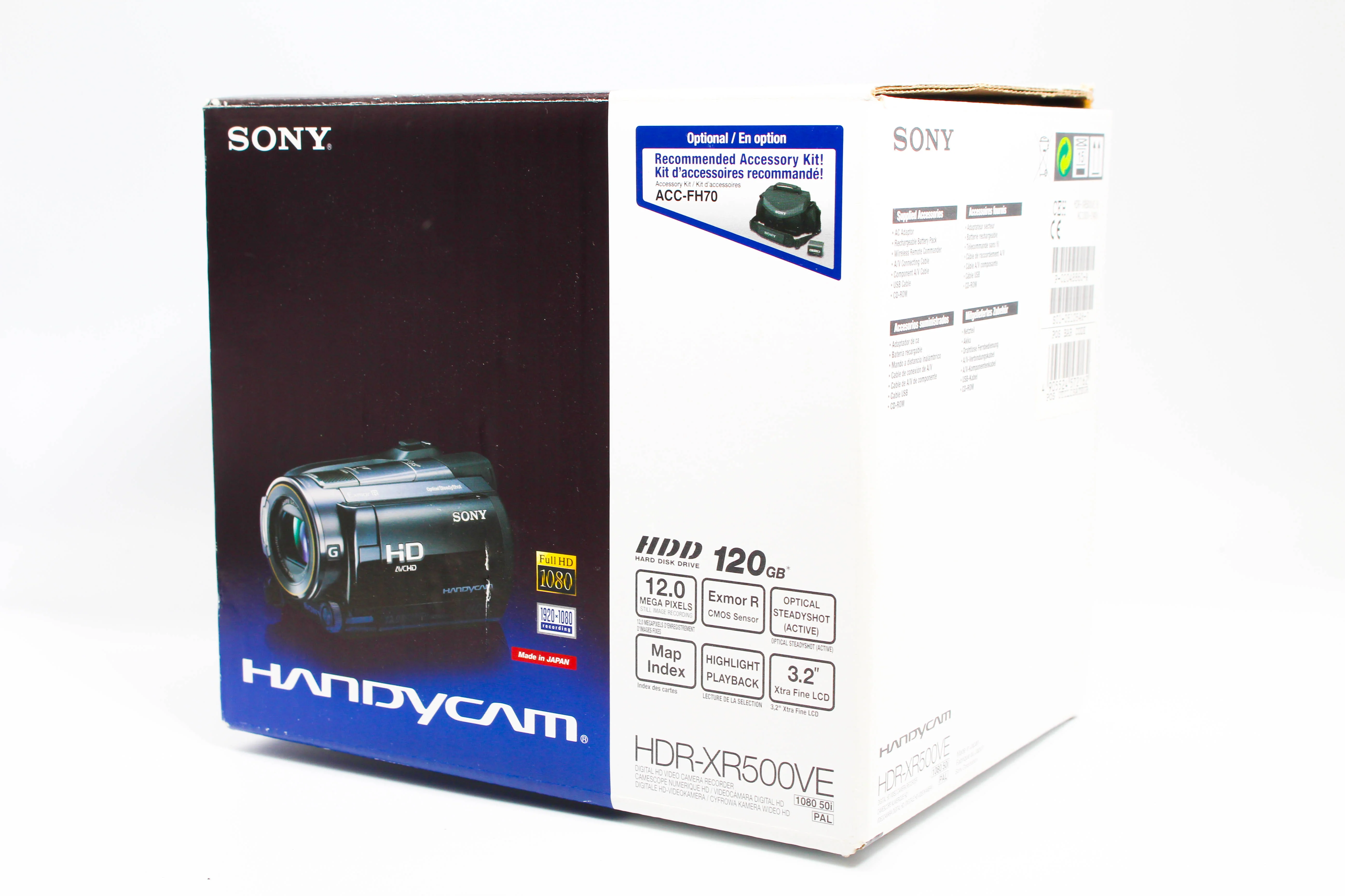 Sony HDR-XR500 HDD HD Digital Video Handycam Camcorder Camera - Tested Bundle Excellent - Image 3