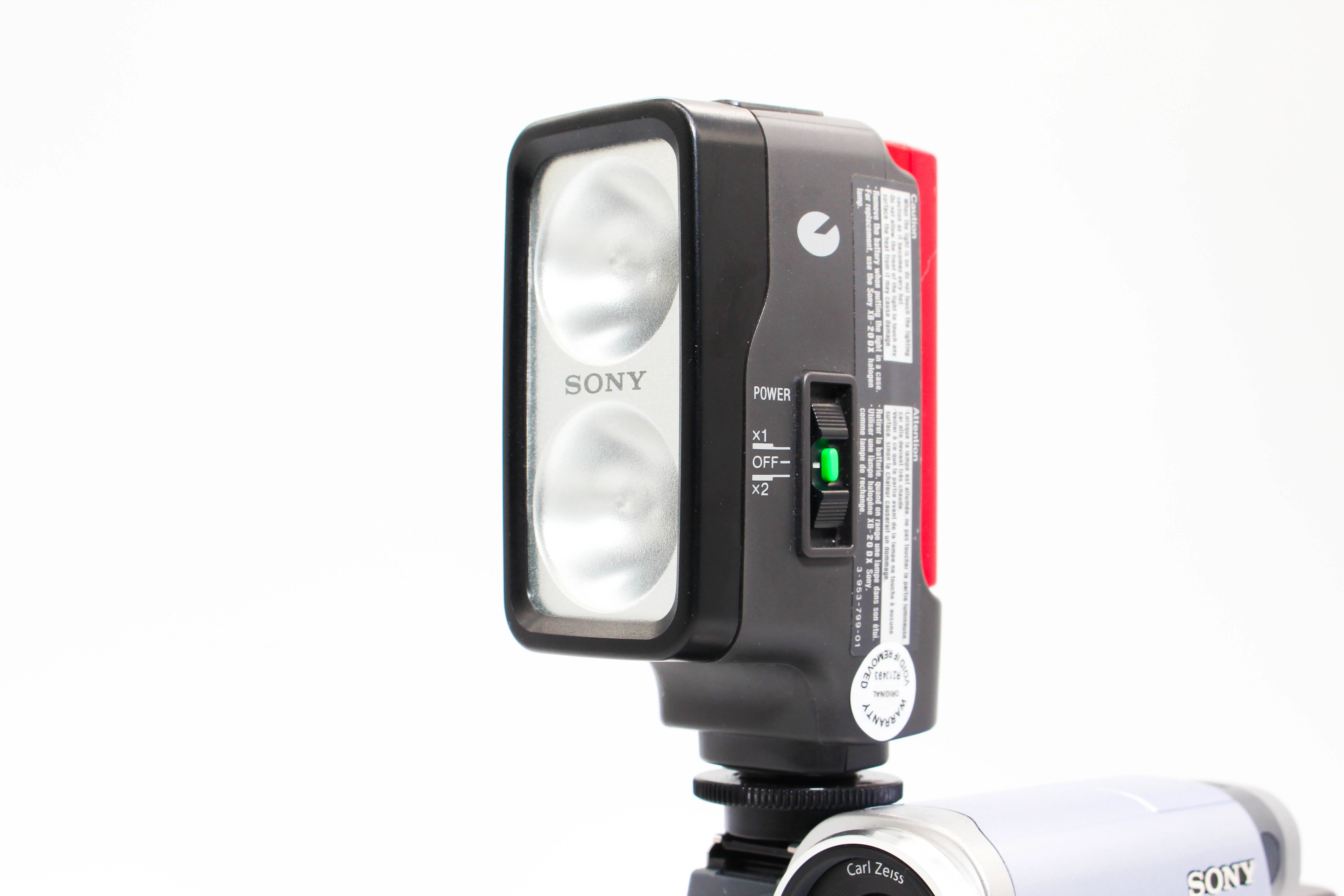 Sony HVL-20DW2 Light For Handycam Camcorder Camera - Tested Bundle Excellent Rare - Image 2