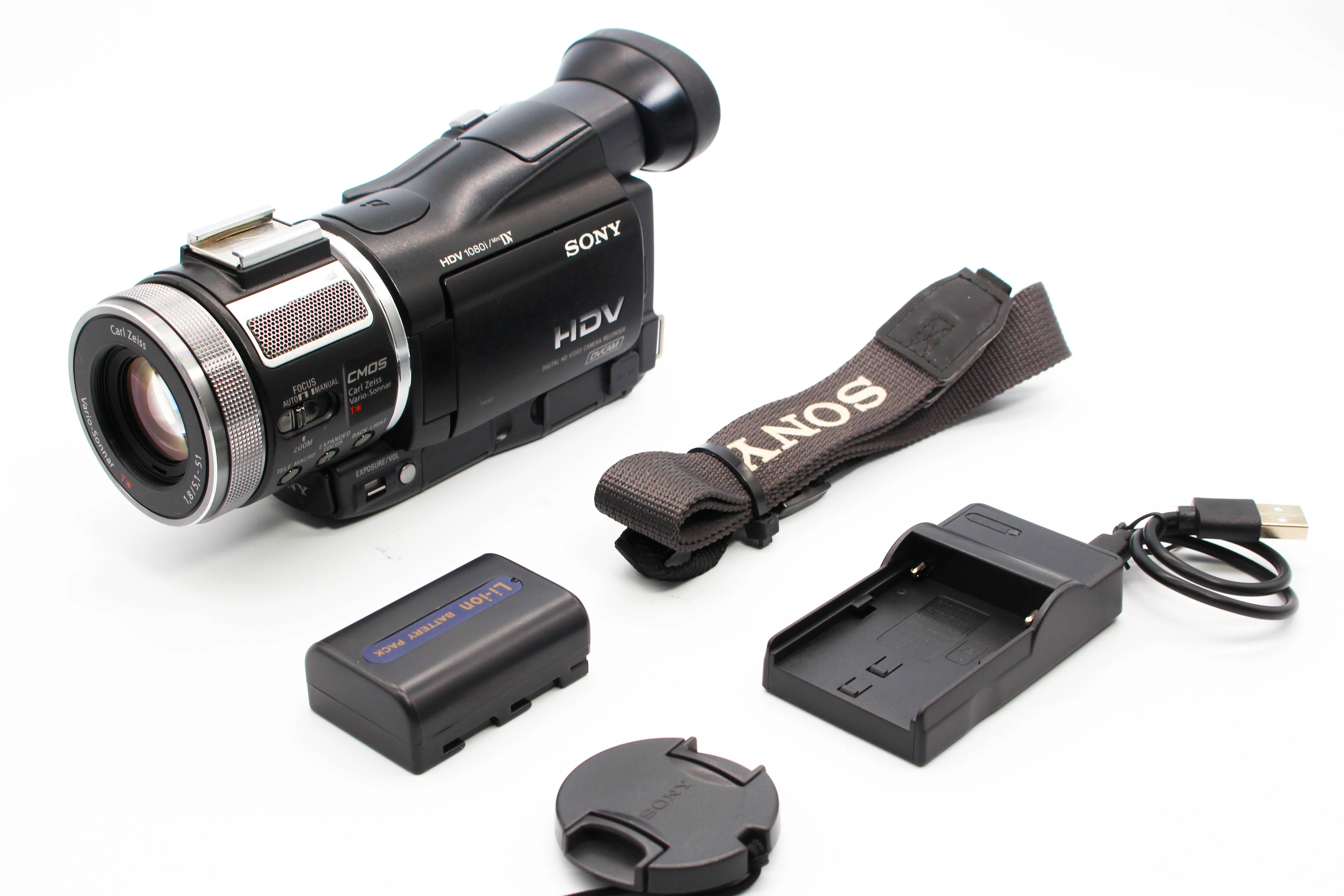 Sony HVR-A1J NTSC MiniDV Video Handycam Camcorder Camera - Tested Bundle Excellent - Image 2