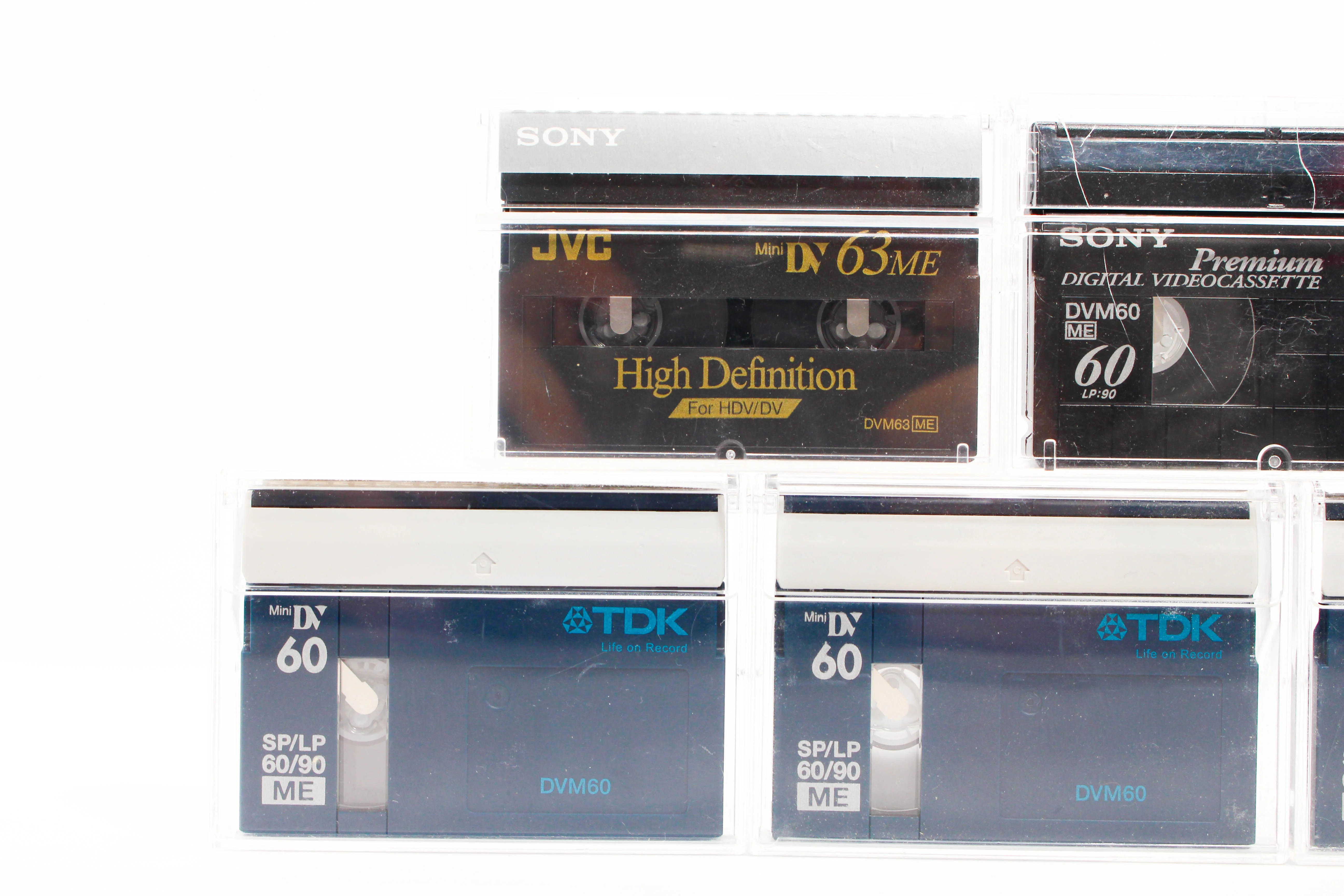 Sony JVC TDK MiniDV Professional Digital Video Cassette Tape Mixed 5 Pack - Tested Used - Image 3