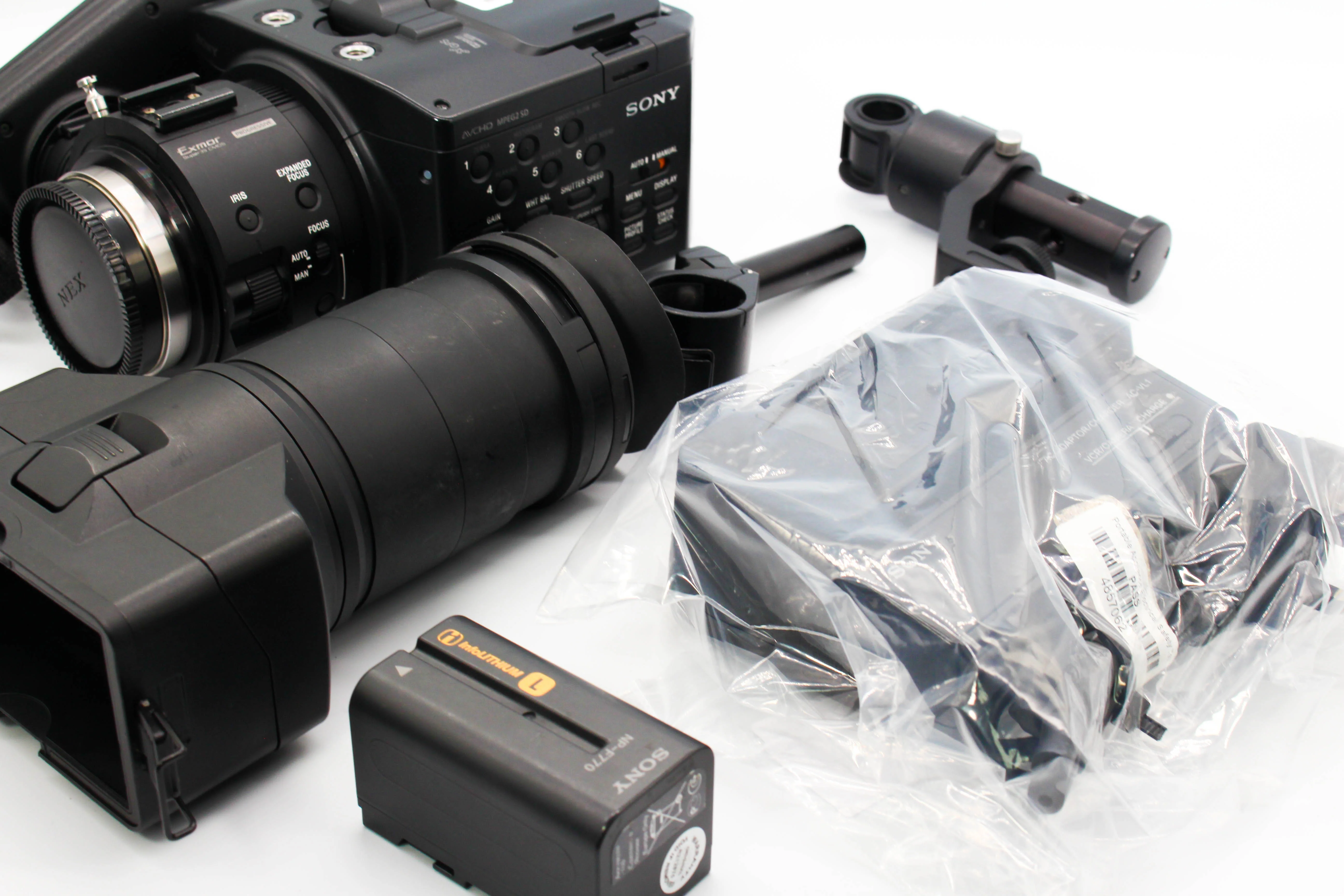 Sony NEX-FS100E 4K Exmor Super 35mm CMOS Sensor Camcorder Camera - Tested Bundle Excellent - Image 2