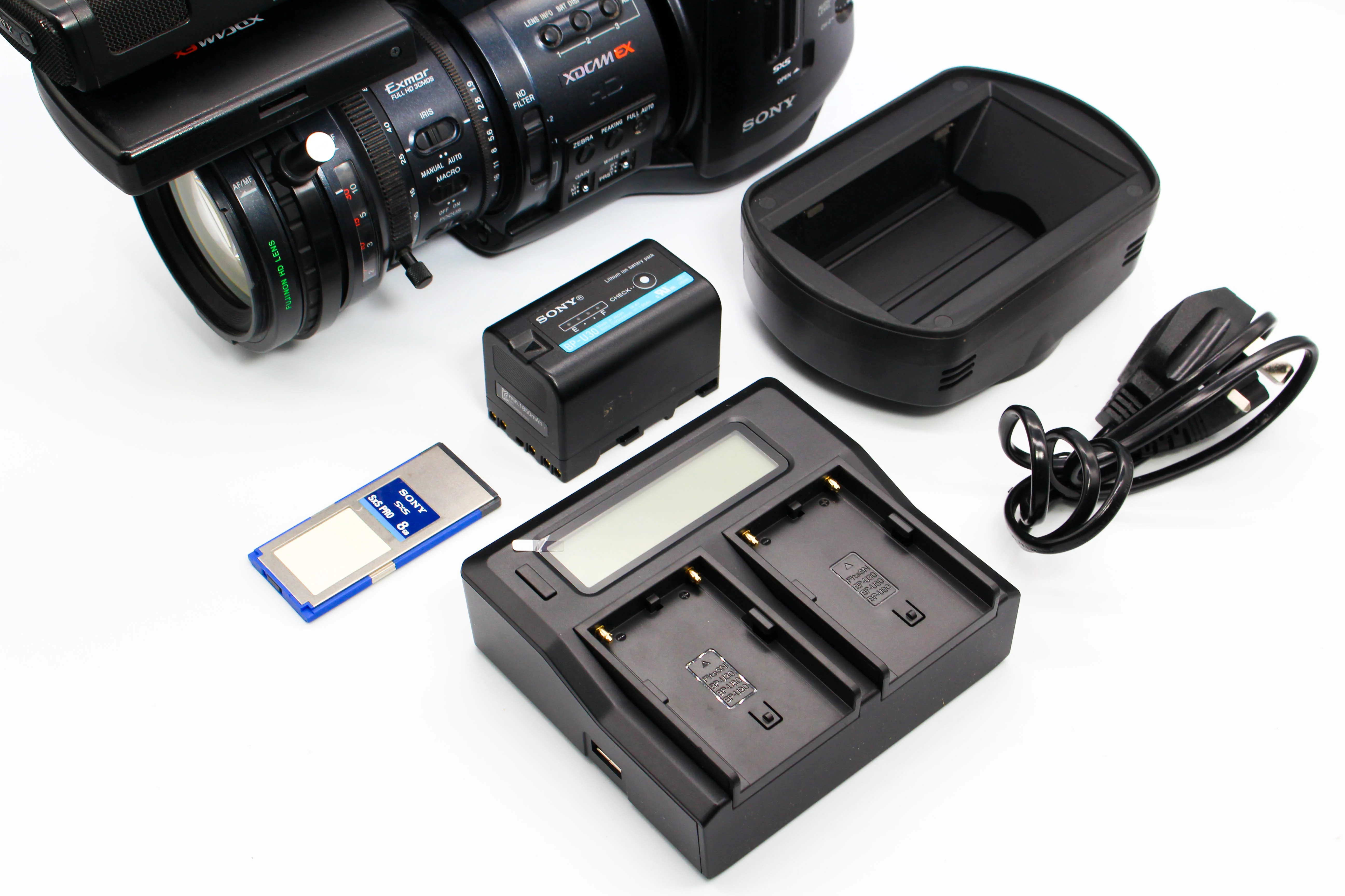 Sony PMW-EX1 SxS Card HD Digital Video Camcorder Camera - Tested Bundle Good - Image 2