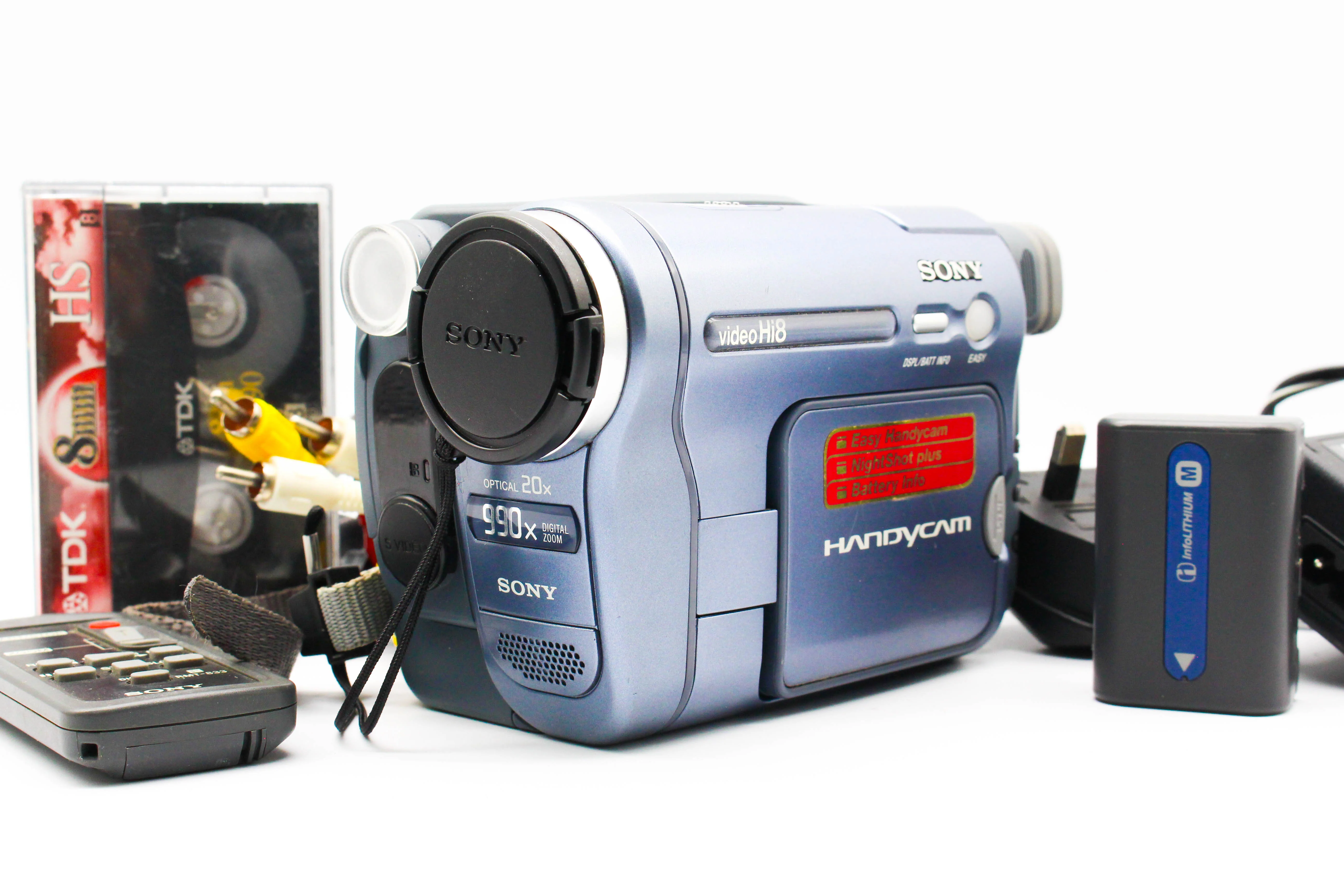 Sony CCD-TRV228E Hi8 Analog Camcorder Handycam Video Camera - Tested Bundle - Image 2