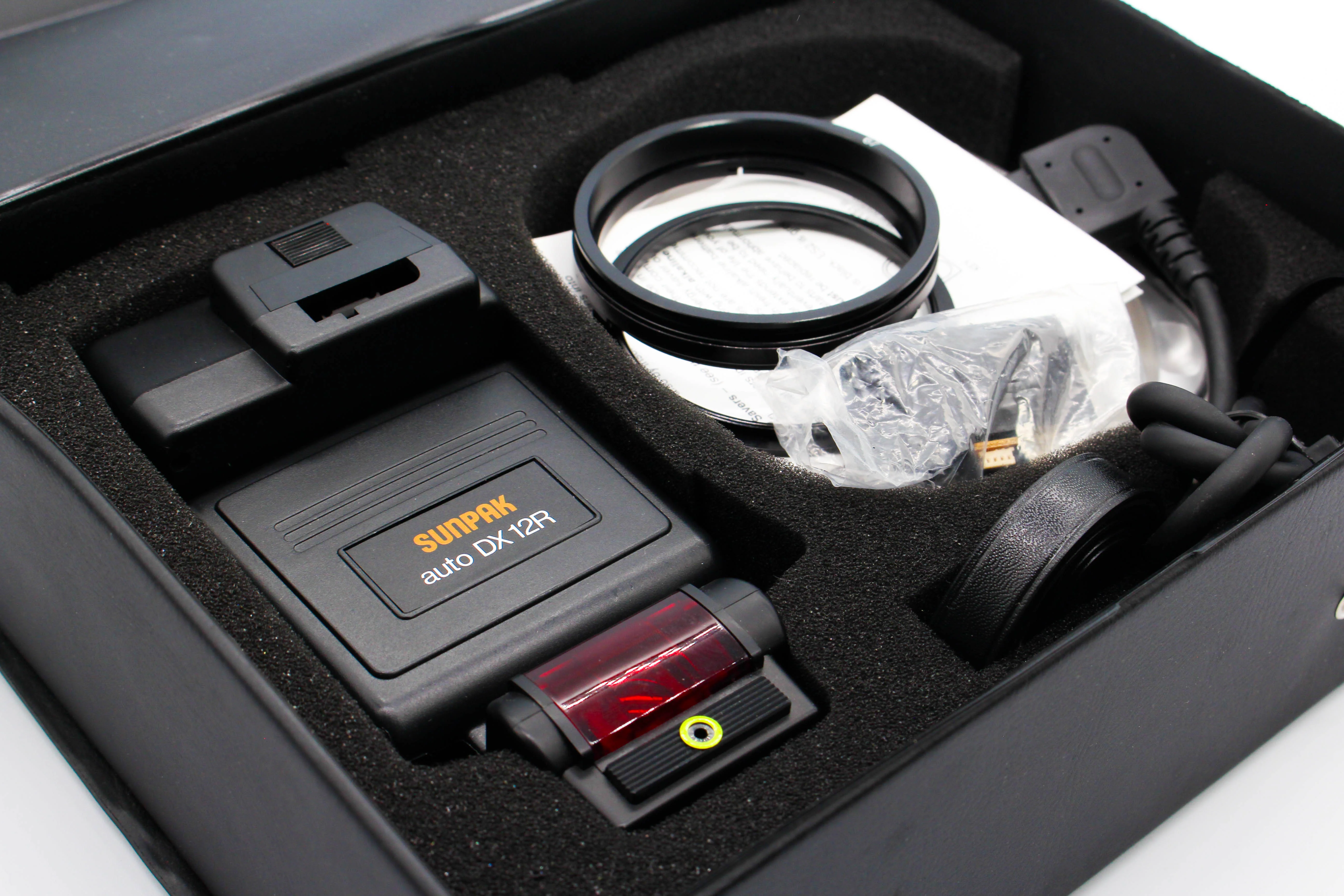 Sunpak Auto DX 12R Electronic Flash and Ring Kit For Vintage Film Photo Cameras - Tested Excellent - Image 3