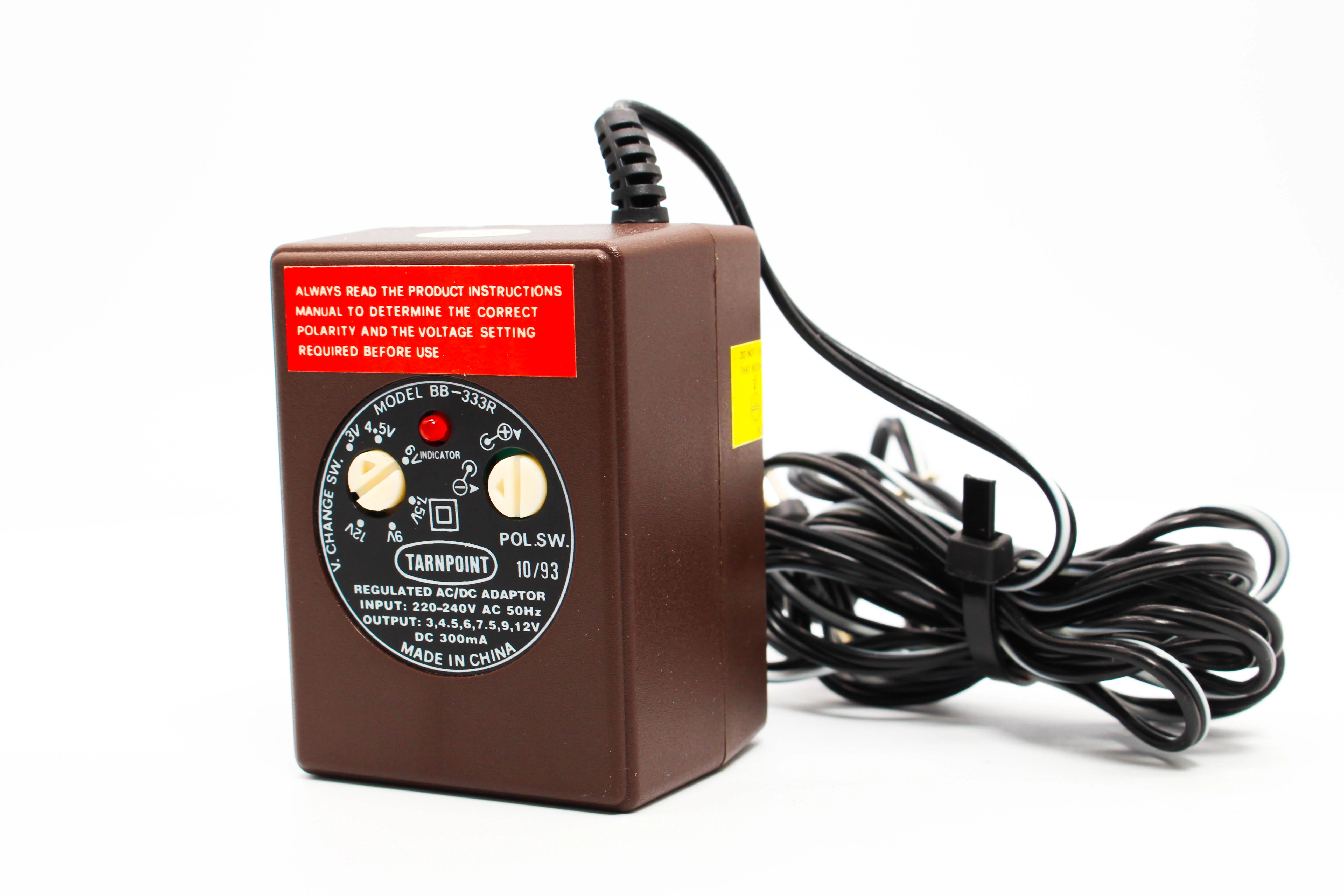 Tarnpoint Deluxe Regulated Voltage AC-DC Adaptor Battery Eliminator BB-333R - Tested - Image 3
