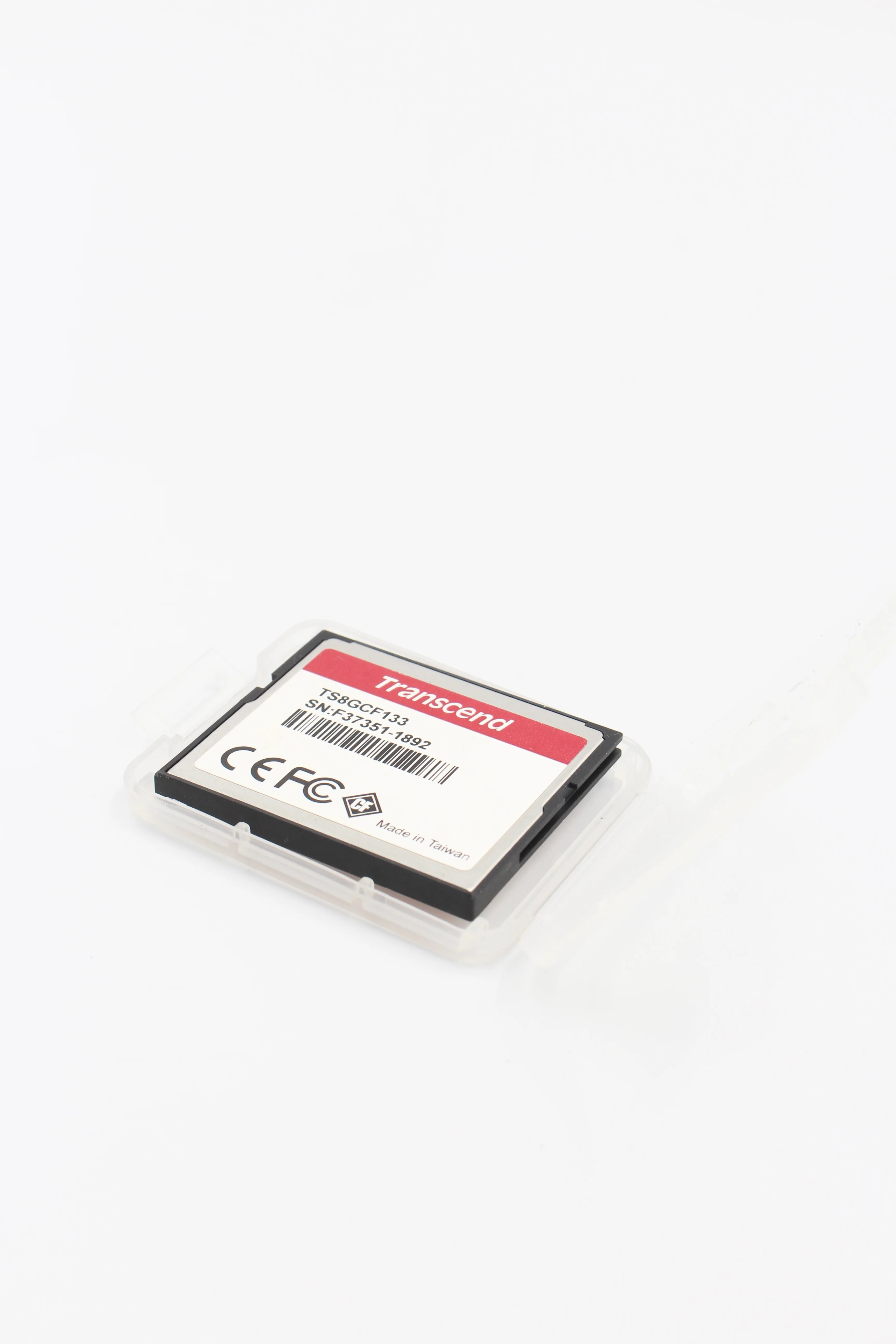Transcend 133x Compact Flash 8GB CF Memory Card - Image 3