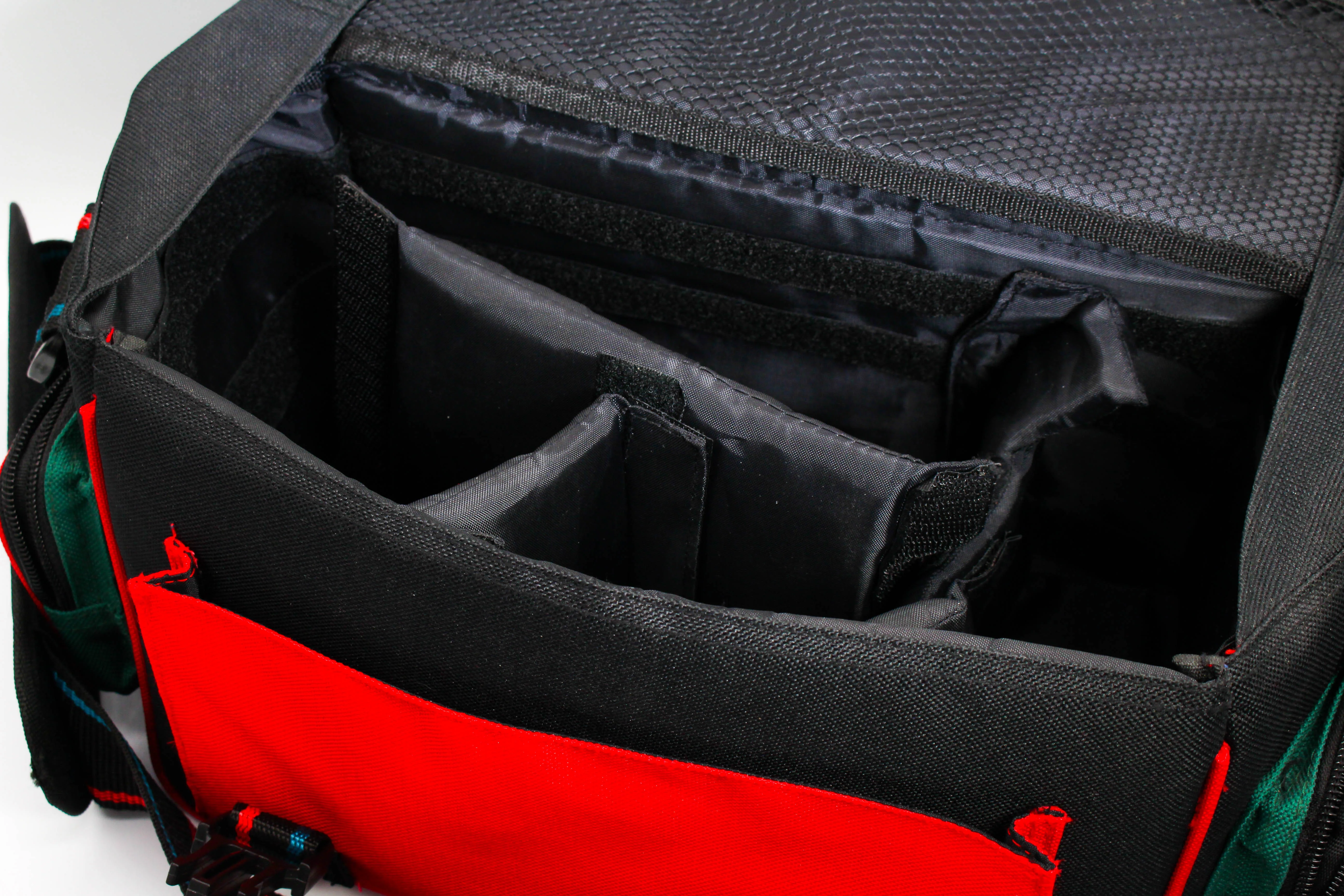 Unique Red and Green Camera Bag Case For Camera Camcorder Drone Medium Sized - Excellent - Image 2