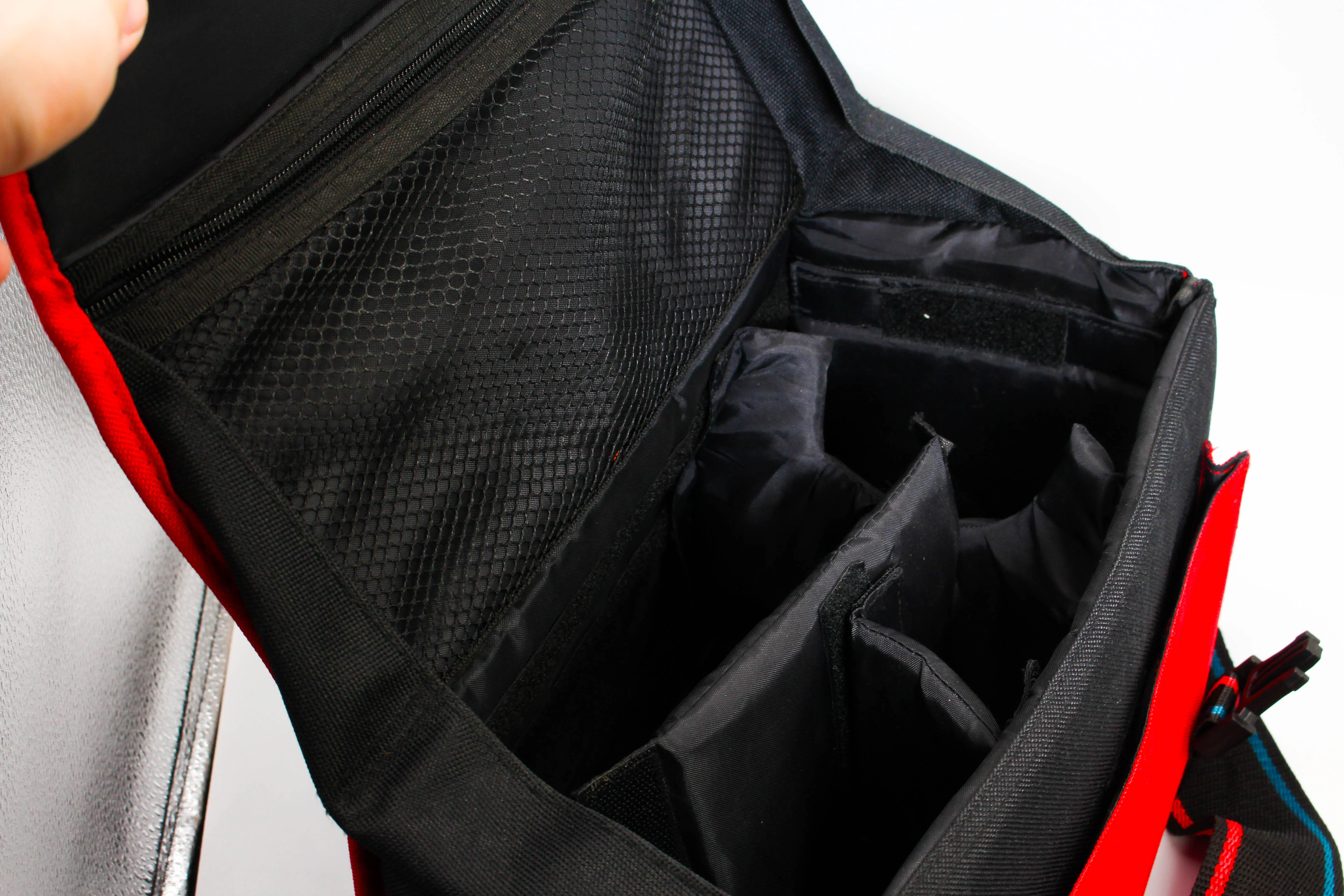 Unique Red and Green Camera Bag Case For Camera Camcorder Drone Medium Sized - Excellent - Image 3