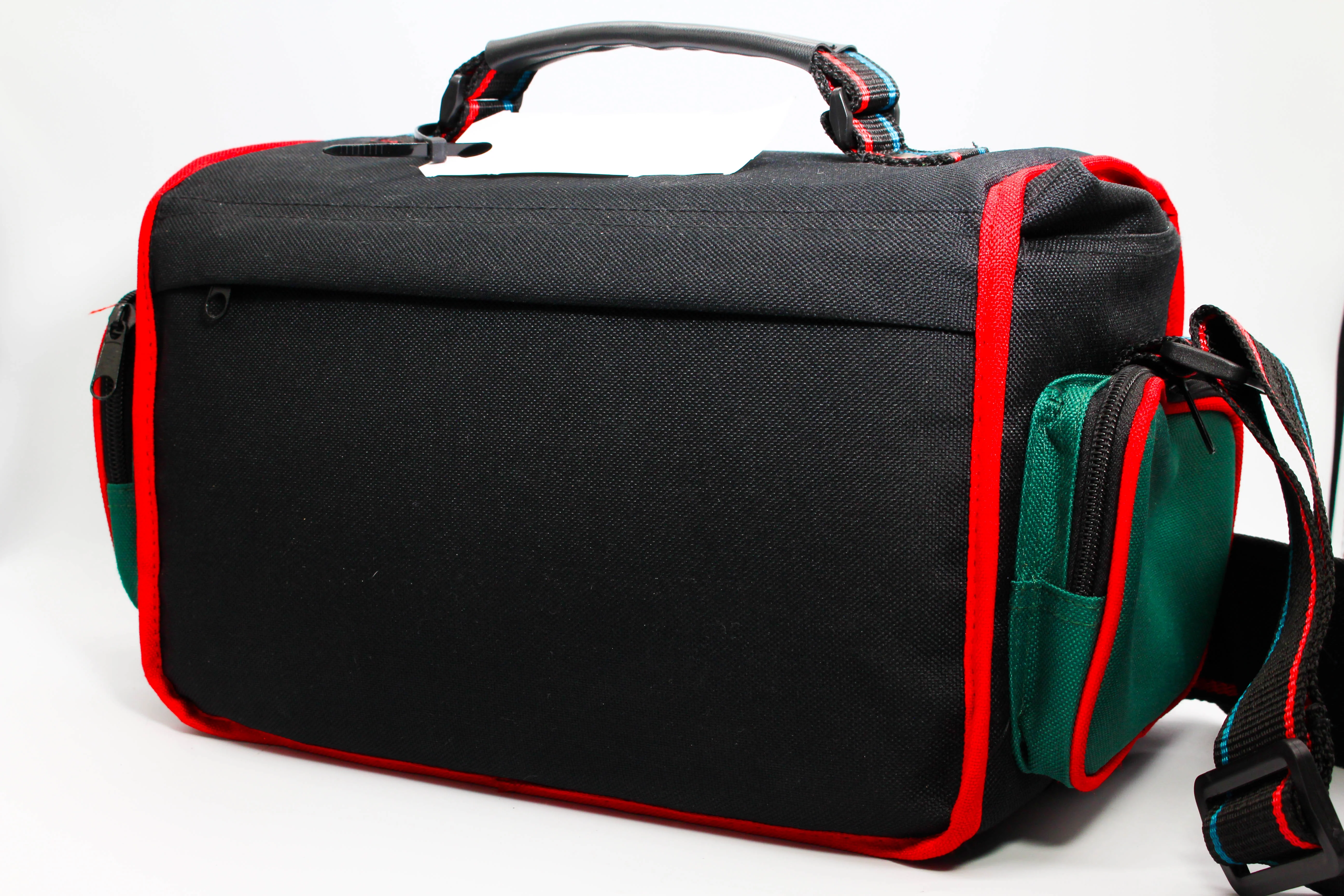 Unique Red and Green Camera Bag Case For Camera Camcorder Drone Medium Sized - Excellent - Image 5