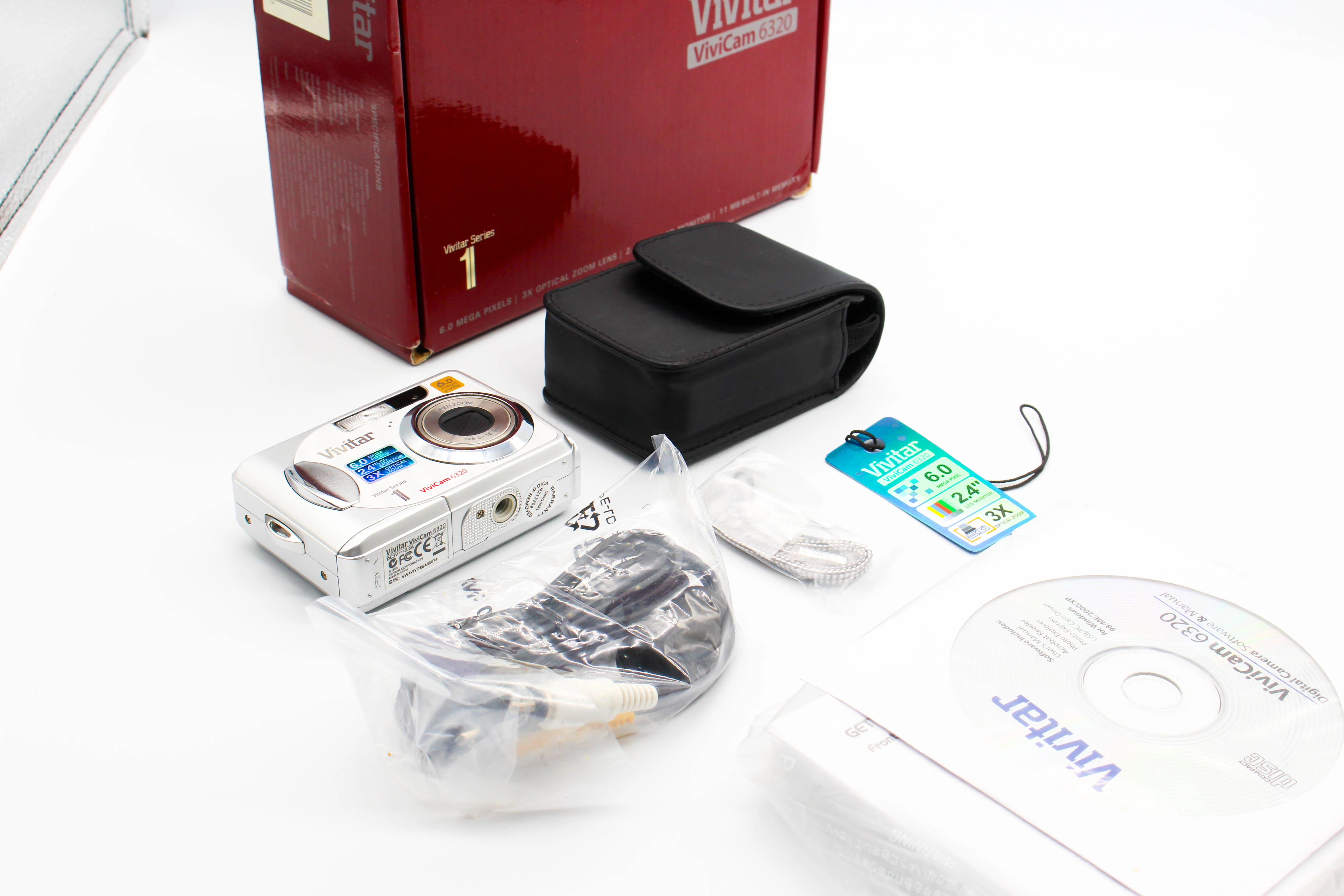 Vivitar Vivicam 6320 Digital Photo Video Retro Camera Digicam - Tested Bundle Excellent - Image 2