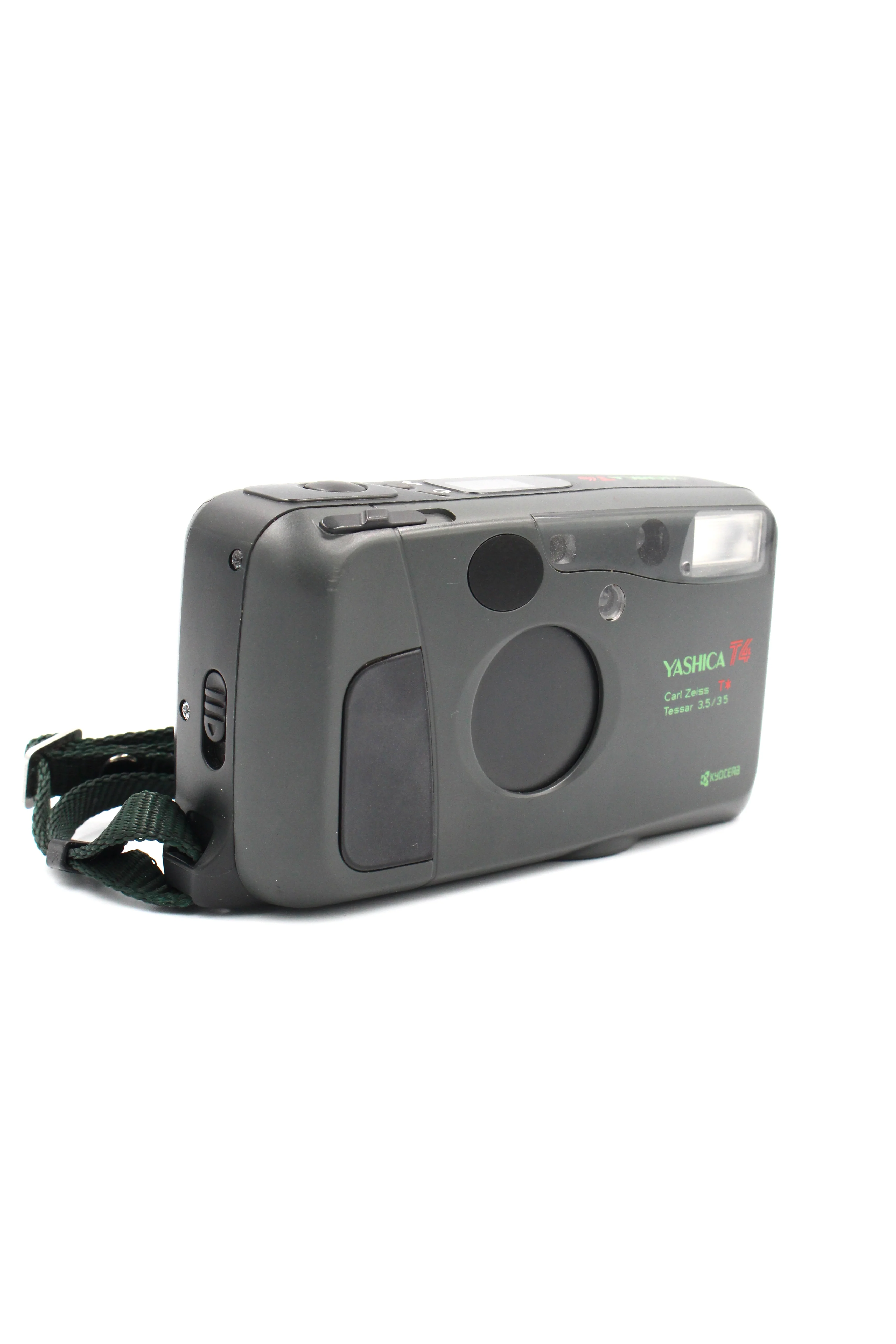 Yashica T4 35mm Compact Film Camera Rare Safari Edition (For Parts) - Image 4